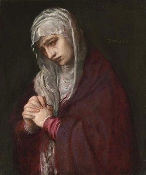 Tiziano Vecellio (Titian) - The Mater Dolorosa