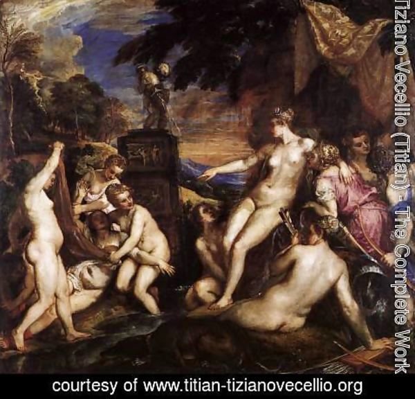 Tiziano Vecellio (Titian) - Diana and Callisto