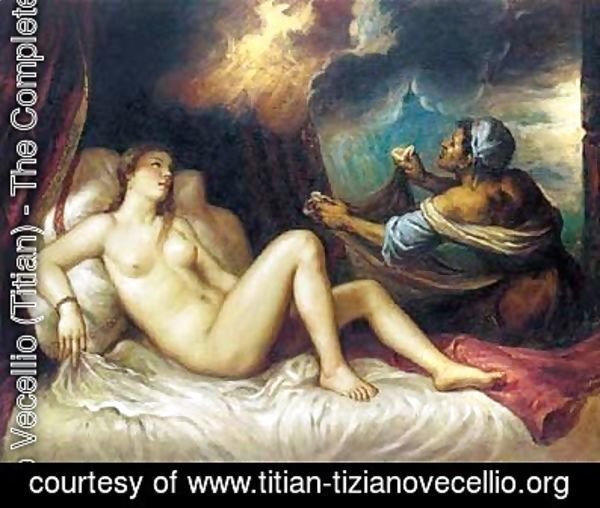 Tiziano Vecellio (Titian) - Danae 2