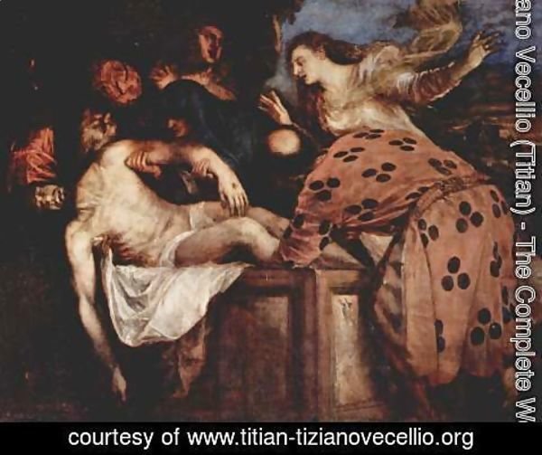 Tiziano Vecellio (Titian) - Entombment 3