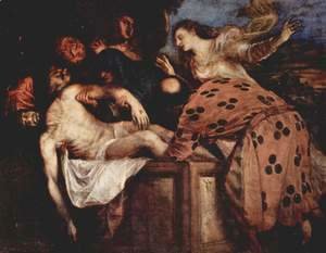 Tiziano Vecellio (Titian) - Entombment 3
