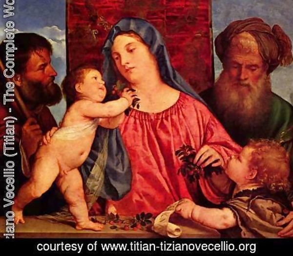 Tiziano Vecellio (Titian) - Cherry Lady