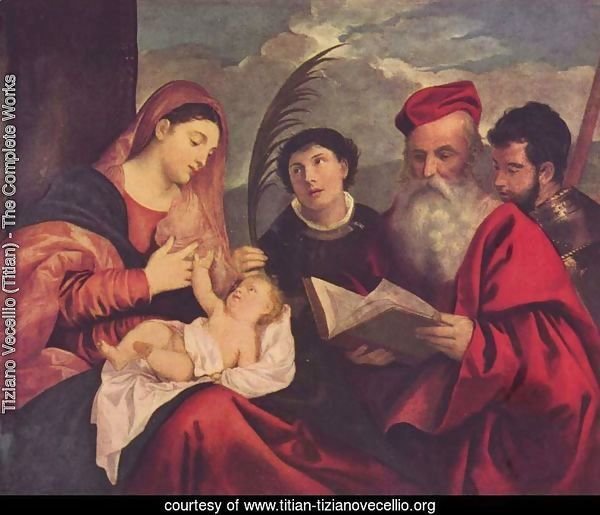 Mary with Child, St. Stephen, St. Jerome and St. Mauritius