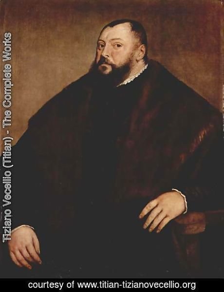 Tiziano Vecellio (Titian) - Portrait of the Great Elector John Frederick of Saxony