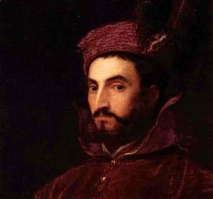 Tiziano Vecellio (Titian) - Portrait of Ippolito de Medici