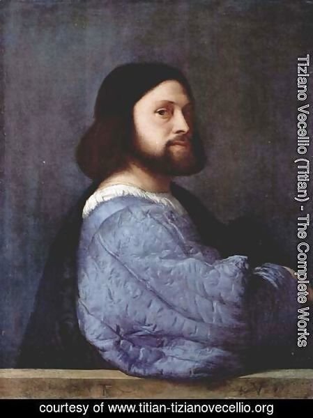 Tiziano Vecellio (Titian) - Portrait of a Man (L'Ariosto)