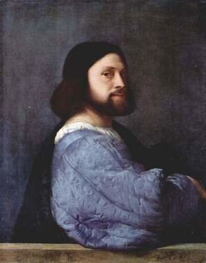 Tiziano Vecellio (Titian) - Portrait of a Man (L'Ariosto)
