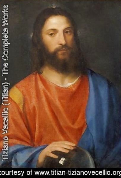 Tiziano Vecellio (Titian) - Christ with Globe