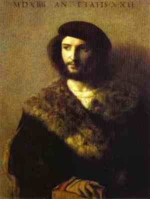 Tiziano Vecellio (Titian) - Portrait of a Man 4