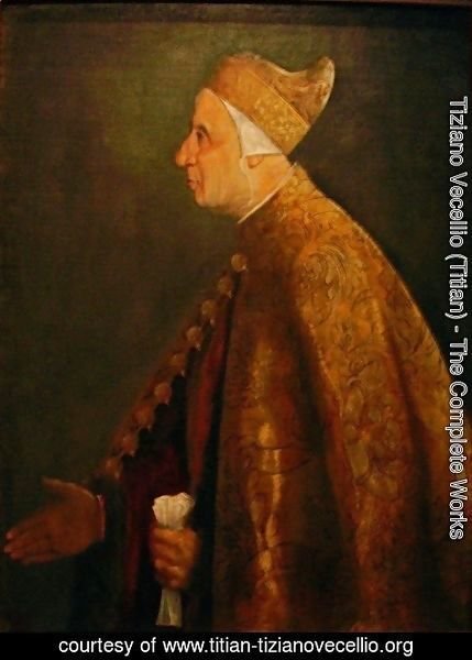 Tiziano Vecellio (Titian) - The Doge Niccolo Marcello