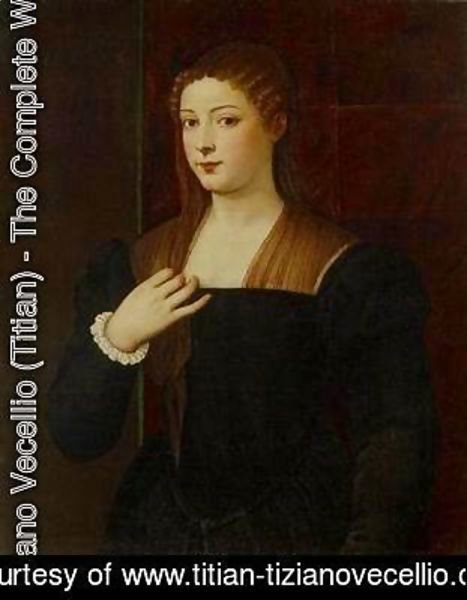 Tiziano Vecellio (Titian) - Giulia Gonzaga