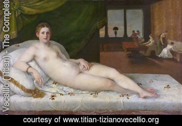 Tiziano Vecellio (Titian) - Liggie Venus