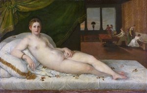 Tiziano Vecellio (Titian) - Liggie Venus